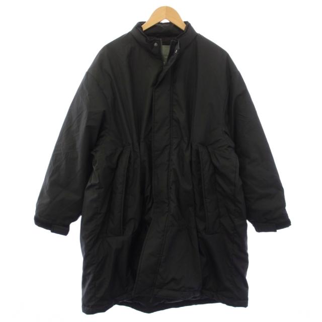 【中古】ワイルドシングス TAION JOURNAL STANDARD relume 25AW モンスターパーカー ダウンコート F 黒 レディース
