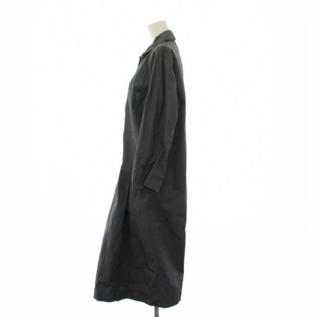 【中古】マーガレットハウエル 24AW ドライコットンポプリン ワンピース ロング 長袖 1 緑 595-5158501 レディース_1