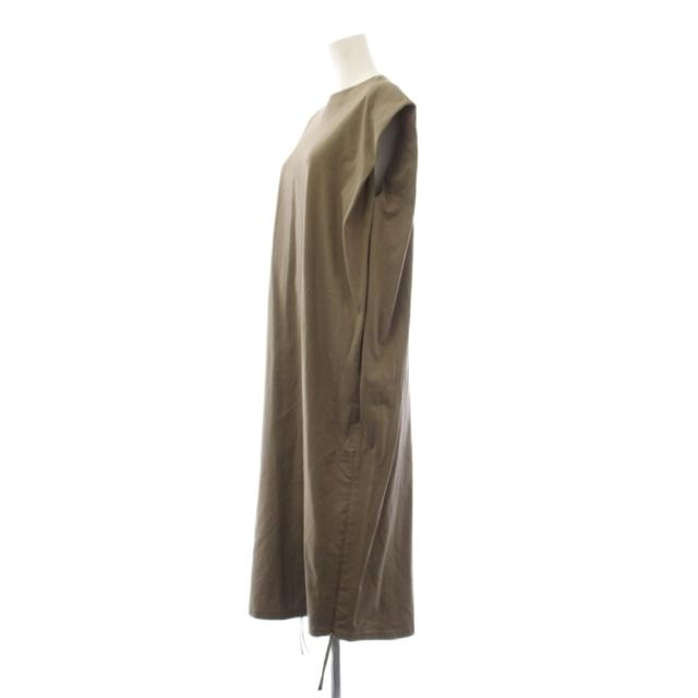 【中古】山歩き HYKE 衣装 ノースリーブ ロング サイドジップ カーキ 201-22026 /TK レディース