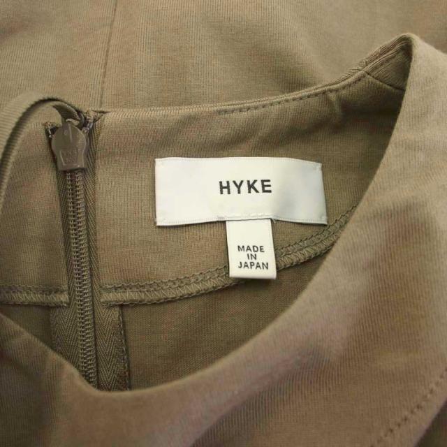 【中古】山歩き HYKE 衣装 ノースリーブ ロング サイドジップ カーキ 201-22026 /TK レディース