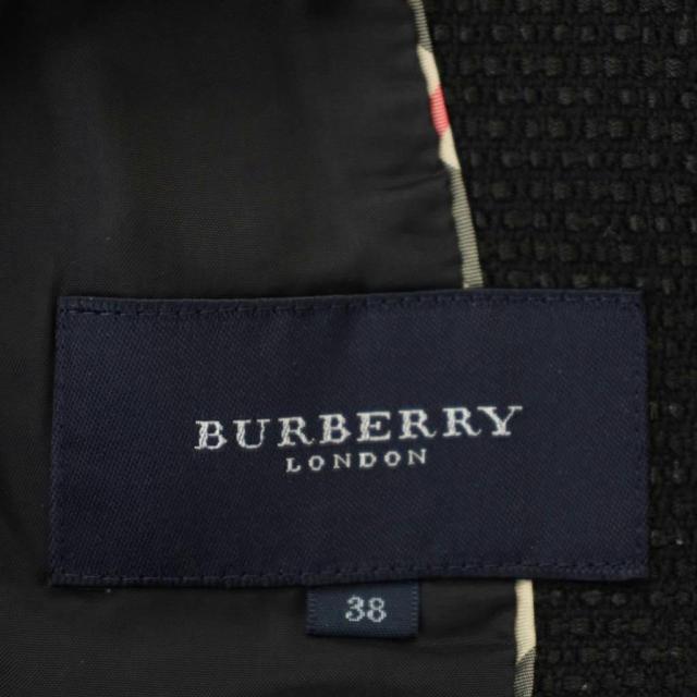 【中古】赤ちょうちんバリー 大ロンドン BURBERRY LONDON 背広 セットアップ 否色合い上衣 スコート 38 黒