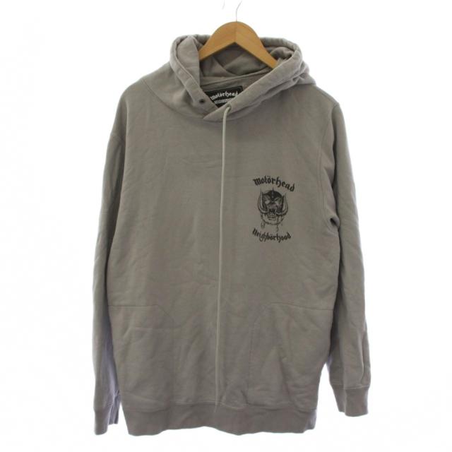 【中古】NEIGHBORHOOD Motorhead プルオーバーパーカー 長袖 M グレー メンズ