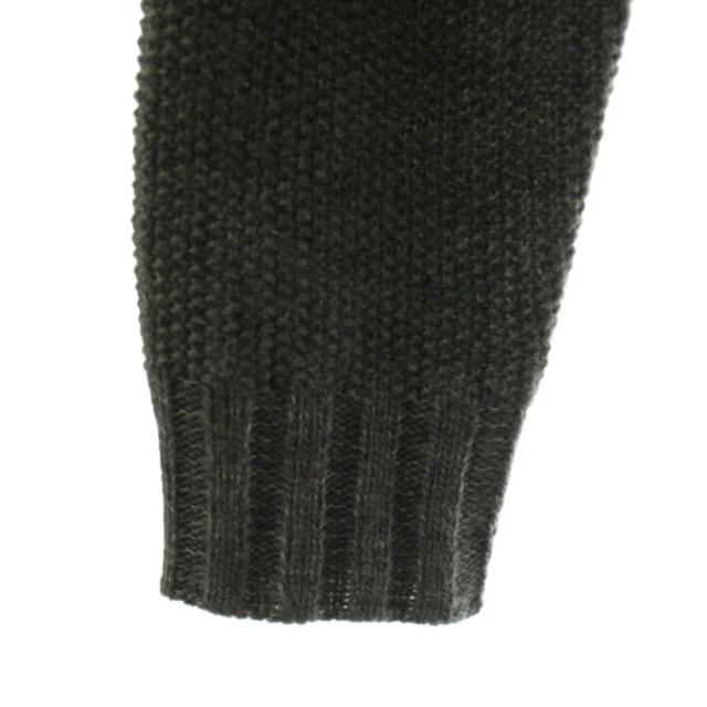 【中古】未使用品 ファーファー furfur 25AW ツイーディニットジャケット カーディガン F グレー 長袖 襟付き_6