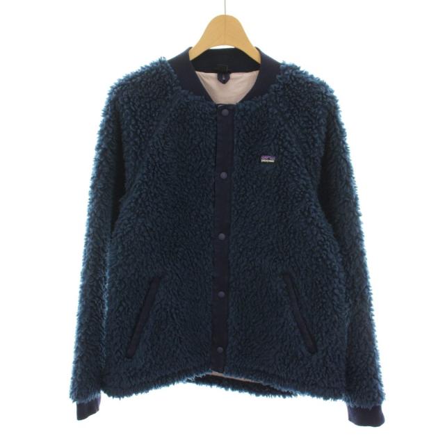 【中古】パタゴニア Patagonia レトロXボマージャケット ボアジャケット アウター 16-18 XXL 紺 65415 キッズ