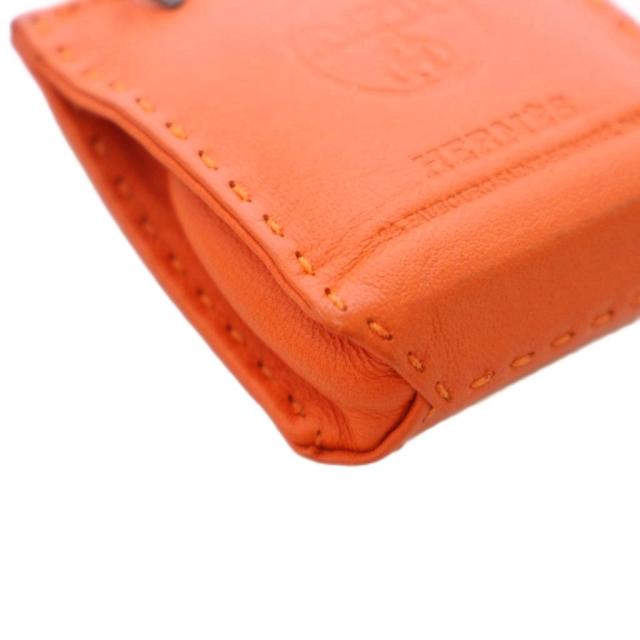 【中古】エルメス サック オランジュ キーホルダー バッグチャーム レザー オレンジ D刻印 /TK ■OH レディース_4