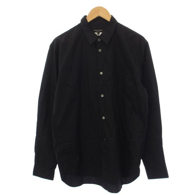 【中古】コムデギャルソンオムプリュス COMME des GARCONS HOMME PLUS AD2023 シャツ 長袖 L 黒 PZ-B003 /BM メンズ