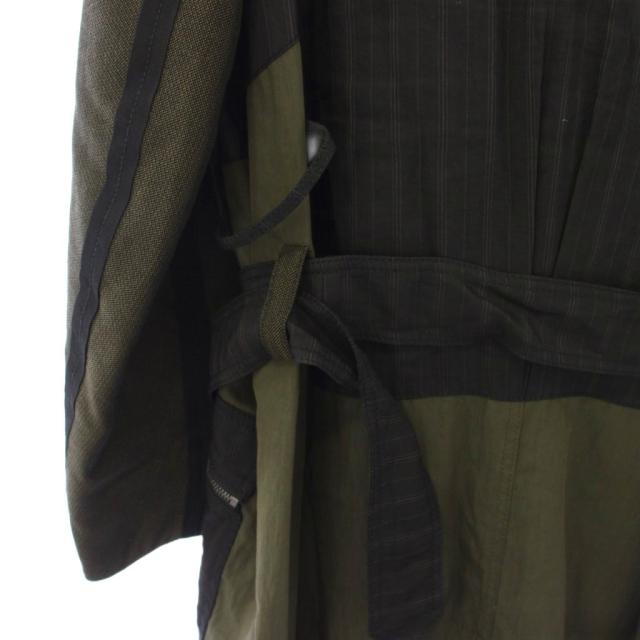 【中古】エトロ ETRO ミリタリーコート ロング スプリングコート 春アウター XL カーキ 191-1S185-1083 /TK メンズ_6