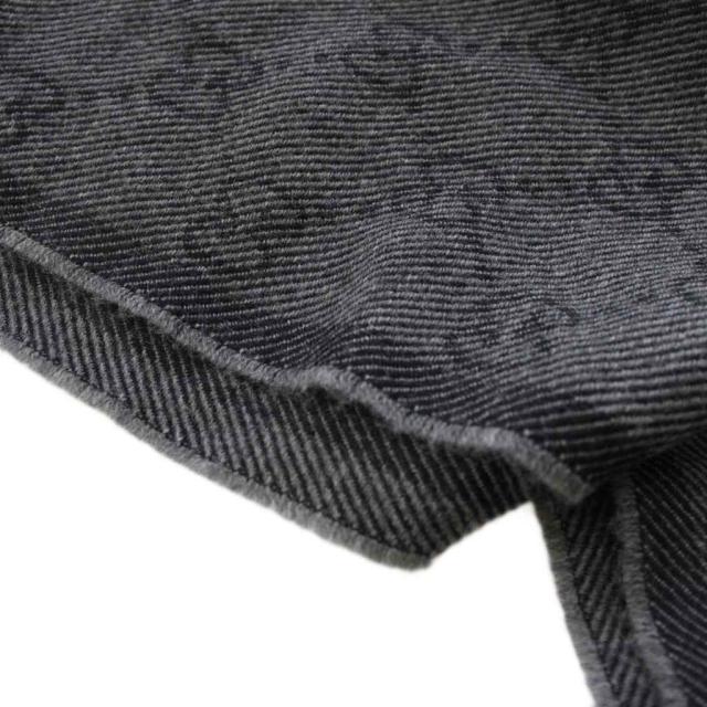 【中古】グッチ GUCCI GG柄 マフラー ストール ウール 黒 ブラック /TK ■OH レディース_2