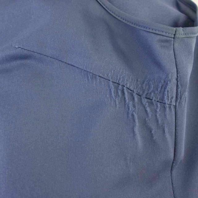 【中古】アナイ ANAYI 20SS 衣装 ロング ノースリーブ カクテルドレスルー シアー キャミソール付き添い人 36 青 レディース