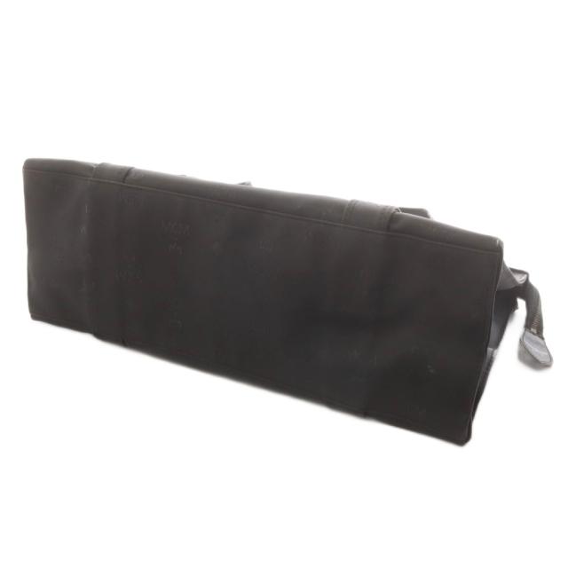 【中古】エムシーエム MCM トートバッグ ショルダーバッグ ロゴ PVC 黒 ブラック /AN37 レディース_4