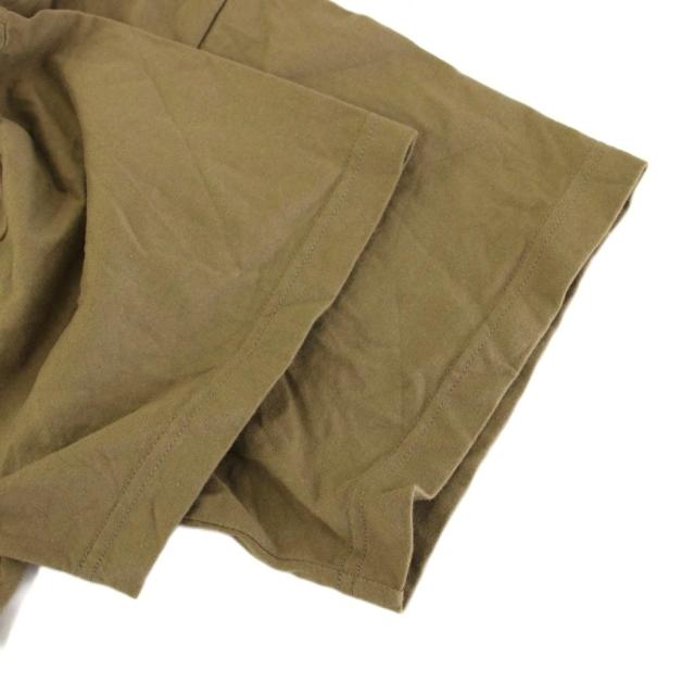 【中古】ダブルタップス WTAPS 25SS Tシャツ カットソー 4 カーキ 半袖 ラウンドネック ポケット付き_5