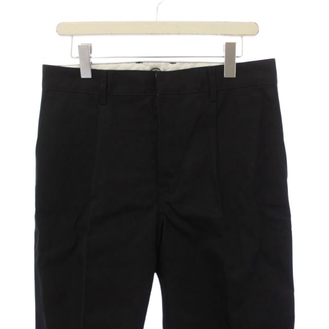 【中古】Dickies × ワコマリア PLEATED TROUSERS ワイドトラウザーズ パンツ ジップフライ S 黒 メンズ_4