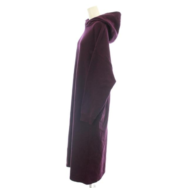 【中古】ズッカ zucca 流汗 衣装 パーカー ロング 長袖 M 紫 パープル ZU13JH142 /☆G レディース