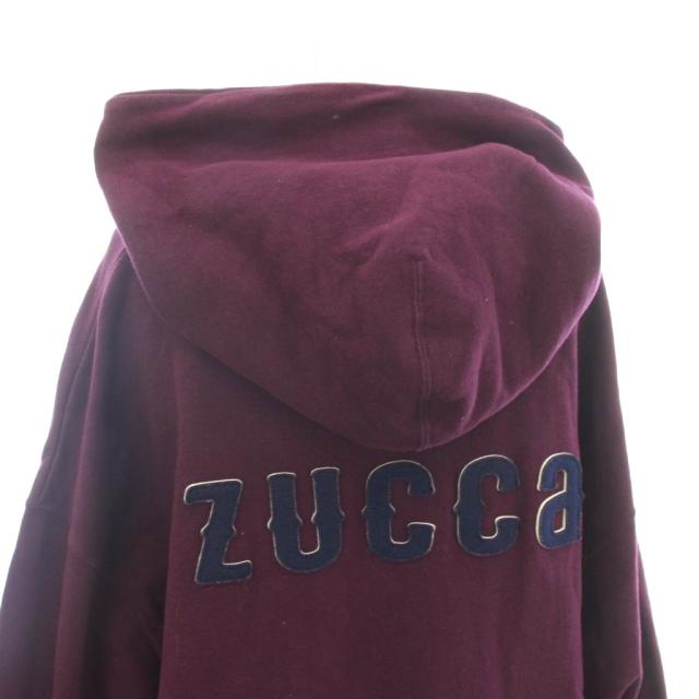 【中古】ズッカ zucca 流汗 衣装 パーカー ロング 長袖 M 紫 パープル ZU13JH142 /☆G レディース