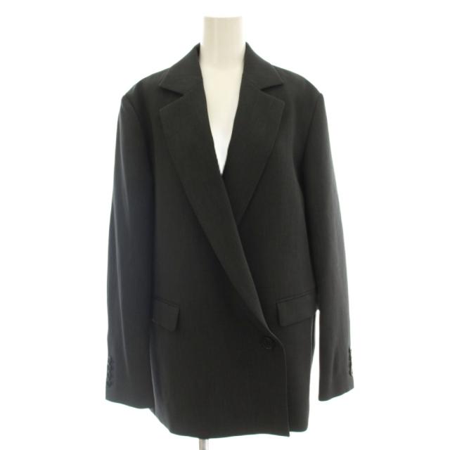 【中古】未使用品 ユナイテッドアローズ UNITED ARROWS MARW テーラードジャケット バックスリット 36 グレー