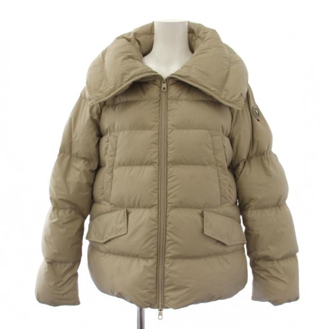 【中古】ケープホーン CAPE HORN CONARIPE ダウンジャケット ジップアップ 40 ベージュ B2564 /BM レディース