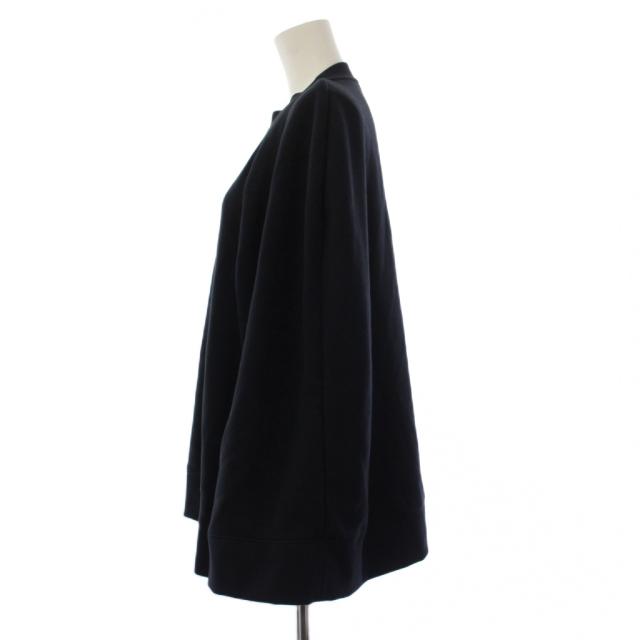 【中古】ロエベ LOEWE ポンチョ ケープ スウェット カシミヤ混 アナグラム S 紺 S359Y27X66 /KH レディース_1