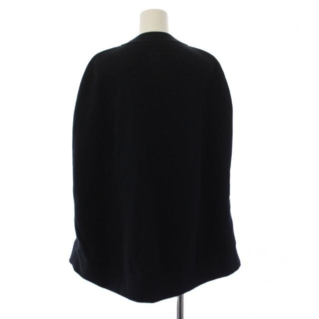【中古】ロエベ LOEWE ポンチョ ケープ スウェット カシミヤ混 アナグラム S 紺 S359Y27X66 /KH レディース_2