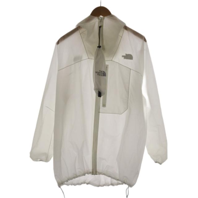 【中古】ザノースフェイス THE NORTH FACE Tapt Poncho タプトポンチョ ジップアップパーカー M 白 ホワイト