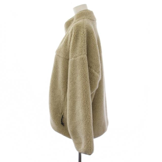 【中古】ドゥーズィエムクラス DEUXIEME CLASSE 20AW ボアブルゾン ジャケット ジップアップ F ベージュ レディース_1