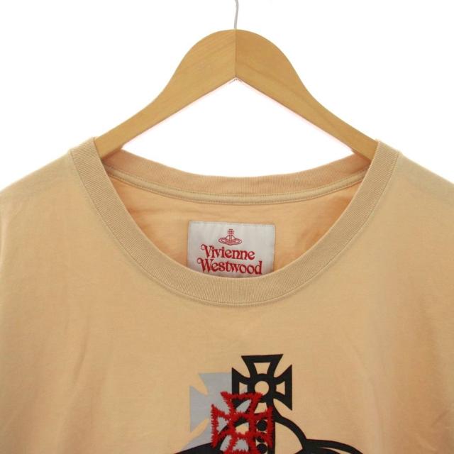 【中古】ヴィヴィアンウエストウッドレッドレーベル Tシャツ カットソー 半袖 00 ベージュ レディース_3