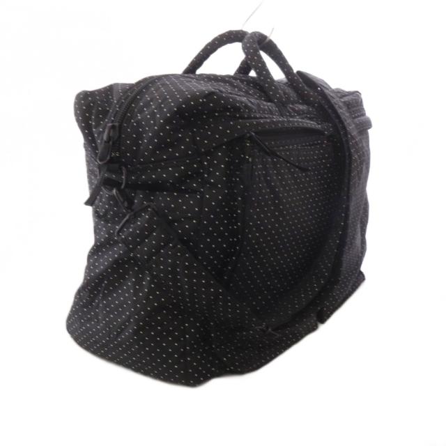 【中古】ヘッドポーター 吉田カバン BLACKBEAUTY ボストンバッグ ショルダーバッグ 2WAY ドット柄 黒 レディース_2