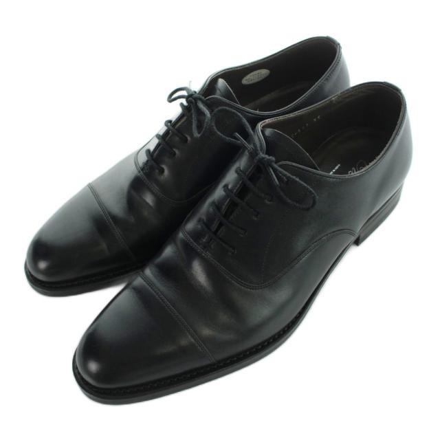 【中古】Otsuka 大塚製靴 ビジネスシューズ レザー ストレートチップ レースアップ 26cm 黒 ブラック /YI33 メンズ