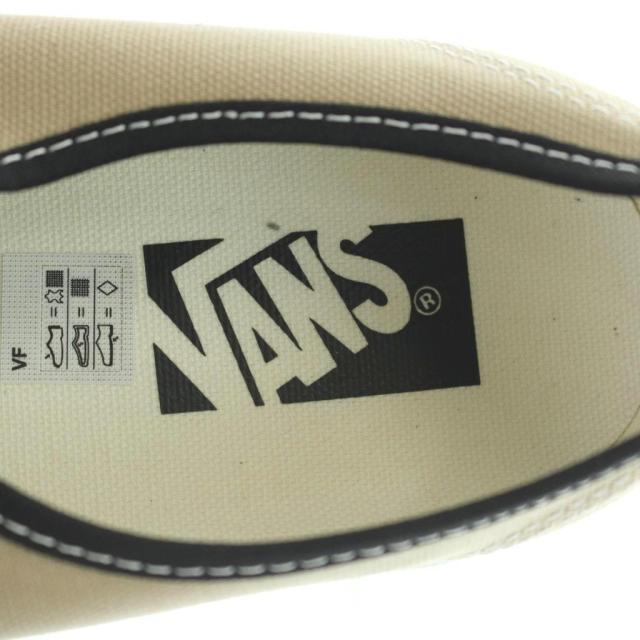 【中古】未使用品 バンズ VANS LX AUTHENTIC 44 スニーカー ローカット スエード キャンバス 切替 25.5cm 黒_5