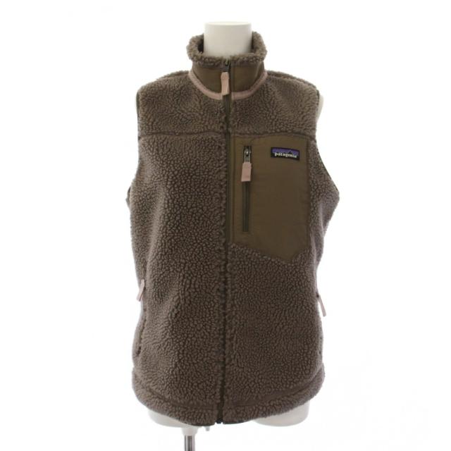 【中古】パタゴニア Patagonia 20AW W's CLASSIC RETRO-X VEST フリースベスト ジャケット S 紫 レディース