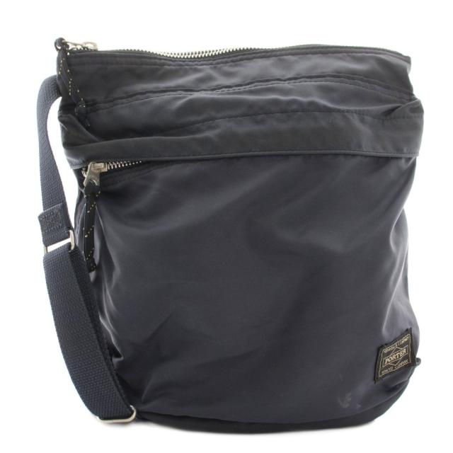 【中古】ポーター PORTER 吉田カバン ポーターフォース PORTER FORCE ショルダーバッグ ナイロン 紺 ネイビー /HN