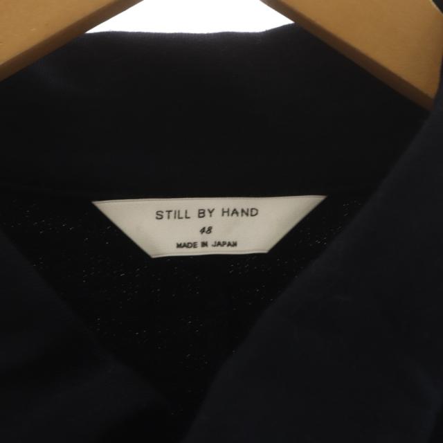【中古】スティルバイハンド STILL BY HAND 流汗 調教師 襟付き添い人 綿織物 48 紺 米国海軍 CS01244 /AN63