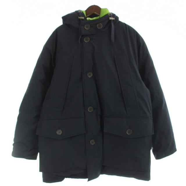 【中古】ウールリッチ WOOLRICH GORE-TEX 2レイヤー ニューアークテックパーカー ジャケット XL 紺 メンズ
