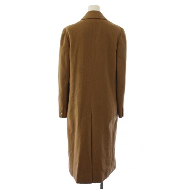 【中古】アクアスキュータム AQUASCUTUM HARRODS チェスターコート ロング カシミヤ 茶 /BM レディース_2