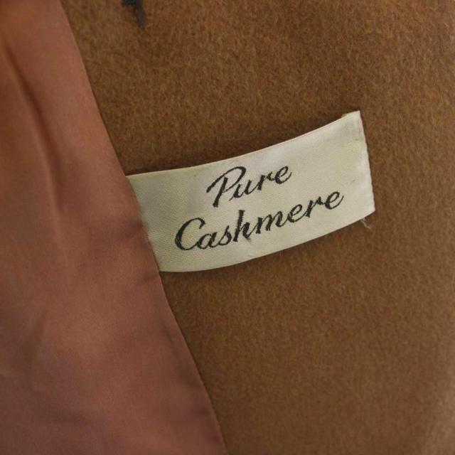 【中古】アクアスキュータム AQUASCUTUM HARRODS チェスターコート ロング カシミヤ 茶 /BM レディース_4