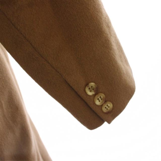 【中古】アクアスキュータム AQUASCUTUM HARRODS チェスターコート ロング カシミヤ 茶 /BM レディース_7