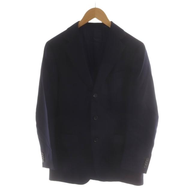 【中古】ビームスエフ BEAMS F テーラードジャケット シングル 46 紺 ネイビー 21-16-1654-731 /AN65 メンズ