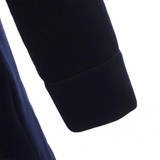 【中古】Sマックスマーラ 'S Max Mara ボンネット厚地の外套 ロング ジップアップ L 米国海軍 /BM レディース