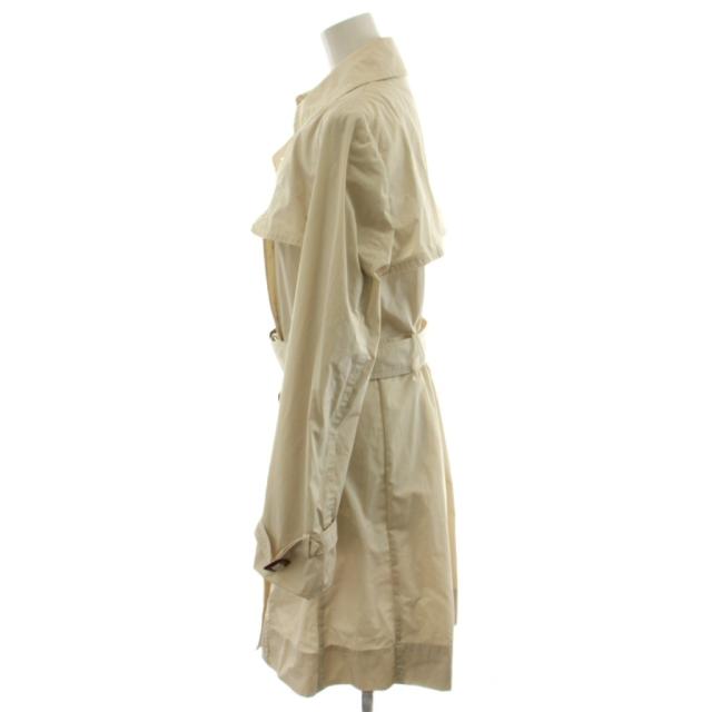 【中古】マックスマーラ ウィークエンドライン MAX MARA WEEKEND LINE トレンチコート ロング 40 アイボリー_1