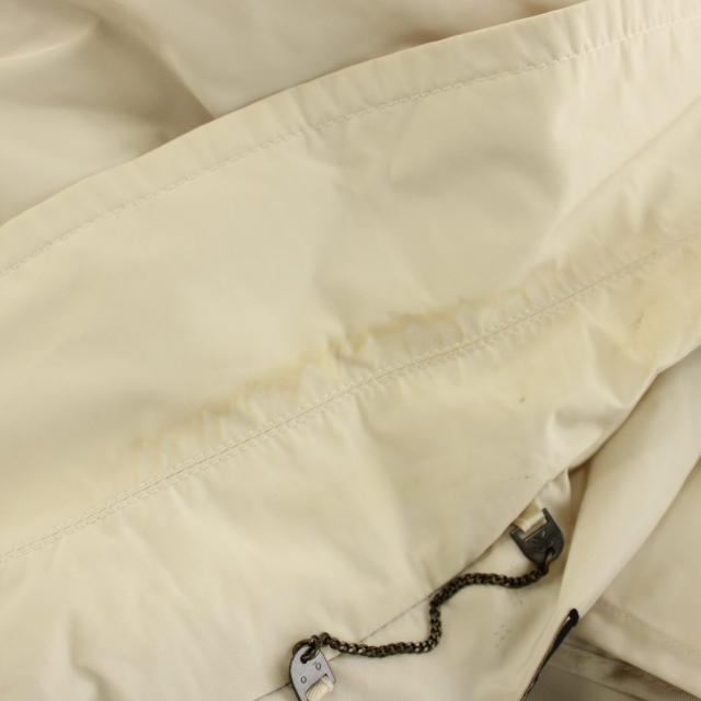 【中古】マックスマーラ ウィークエンドライン MAX MARA WEEKEND LINE トレンチコート ロング 40 アイボリー_6