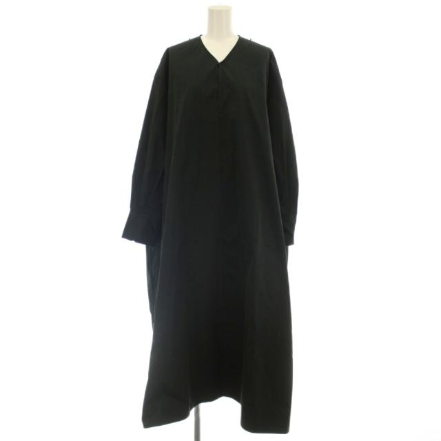 【中古】テンハンドクラフテッドモダン TENNE HANDCRAFTED MODERN ワンピース ロング 長袖 F 黒 ブラック
