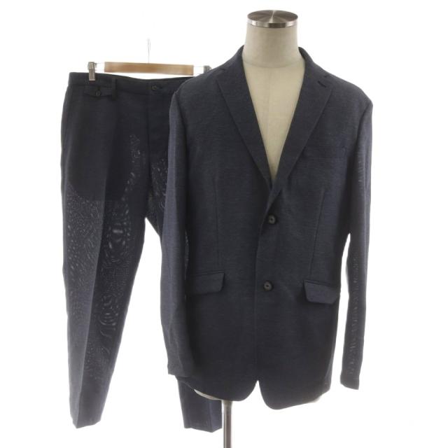【中古】ムッシュニコル monsieur NICOLE セットアップ スーツ ファンクショナルレノクロスジャケット スラックス