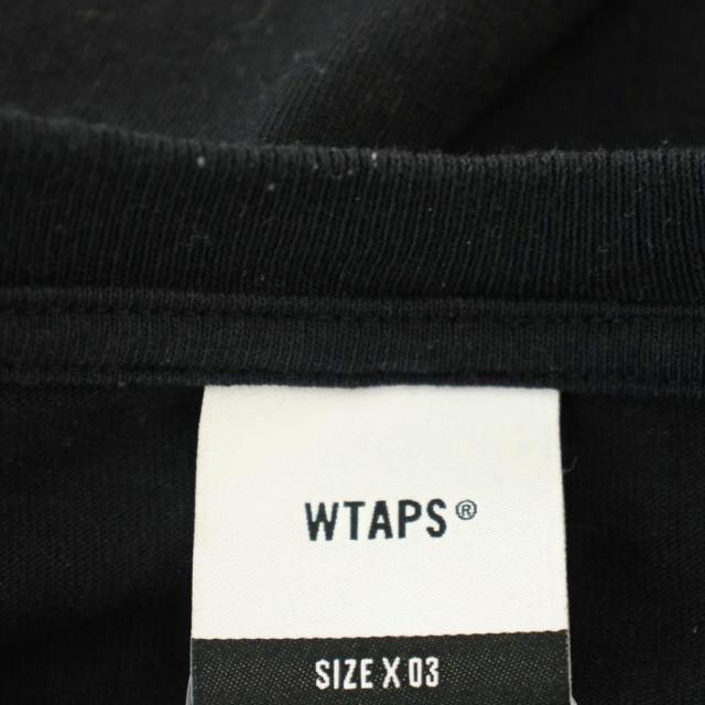 【中古】ダブルタップス WTAPS 24SS WUT SS TEE BLACK Tシャツ 半袖 ロゴ 03 黒 ブラック /☆G メンズ_2