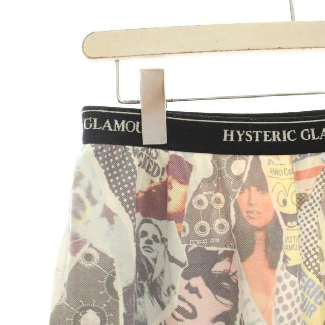 【中古】ヒステリックグラマー HYSTERIC GLAMOUR セットアップ 上下 Tシャツ カットソー 半袖 パンツ 総柄 F_7