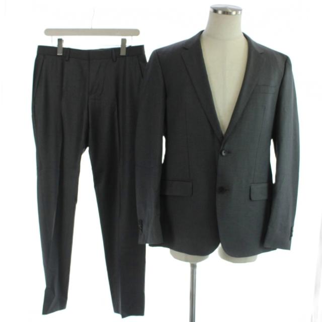 【中古】ヒューゴボス HUGO BOSS Create Your Look Stretch シングルスーツ セットアップ 上下