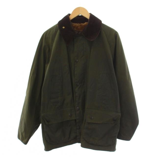 【中古】Barbour A297 WARM PILE LINING A100 BEDALE JACKET C40/102CM カーキ メンズ