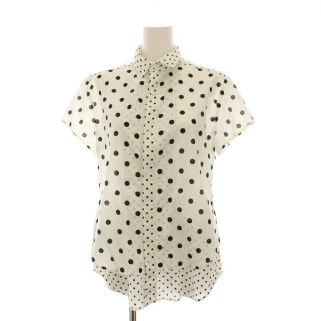 【中古】ワイズ Y's ヨウジヤマモト 25SS COTTON LAWN DOT PRINT HALF SLEEVE BLOUSE シャツ ブラウス ドット 半袖