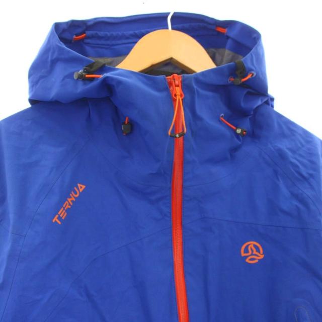 【中古】TERNUA テルヌア セットアップ マウンテンパーカー ナイロンジャケット パンツ GORE-TEX S 青 ブルー_4