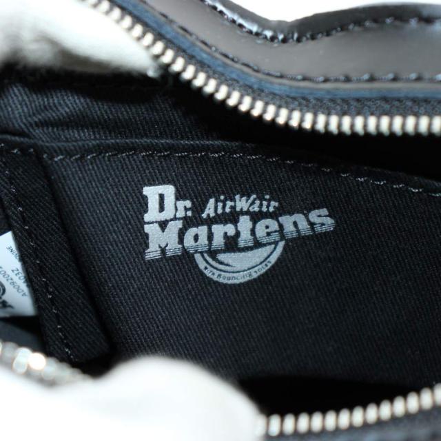 【中古】未使用品 ドクターマーチン DR.MARTENS ミニ ハート バッグ ポシェット ショルダーバッグ チェーン 黒_2