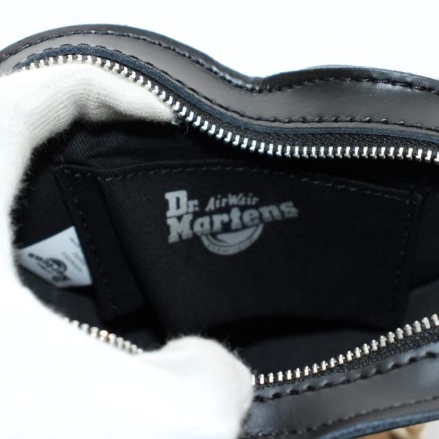 【中古】未使用品 ドクターマーチン DR.MARTENS ミニ ハート バッグ ポシェット ショルダーバッグ チェーン 黒_4
