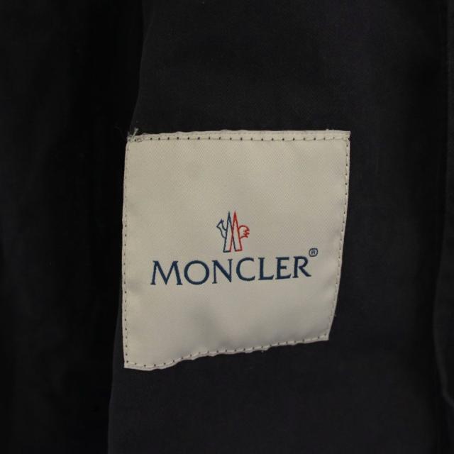【中古】モンクレール MONCLER CHAR GIUBBOTTO モッズコート ショート丈 ジップアップ フード 1 紺 レディース_3